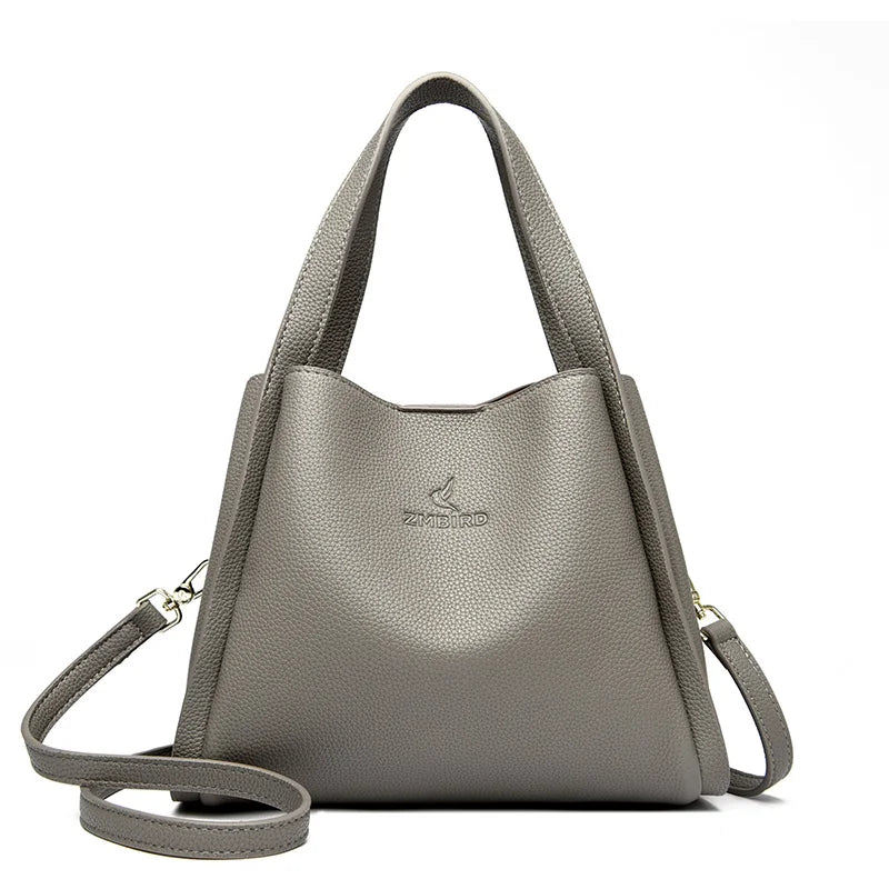 Designer Top-handle Bag Luxury Handbags Women Leather Bags Ladies Shoulder Hand Bags for Women Female Tote Shopping Bucket Bag