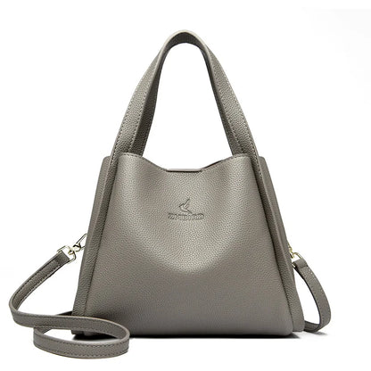 Designer Top-handle Bag Luxury Handbags Women Leather Bags Ladies Shoulder Hand Bags for Women Female Tote Shopping Bucket Bag