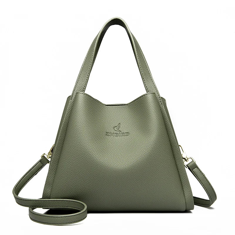 Designer Top-handle Bag Luxury Handbags Women Leather Bags Ladies Shoulder Hand Bags for Women Female Tote Shopping Bucket Bag