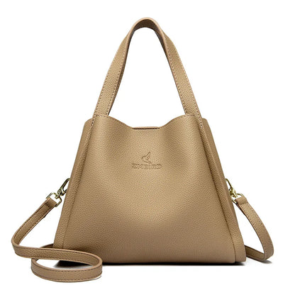 Designer Top-handle Bag Luxury Handbags Women Leather Bags Ladies Shoulder Hand Bags for Women Female Tote Shopping Bucket Bag