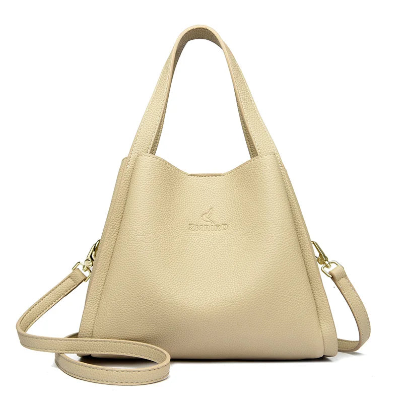 Designer Top-handle Bag Luxury Handbags Women Leather Bags Ladies Shoulder Hand Bags for Women Female Tote Shopping Bucket Bag