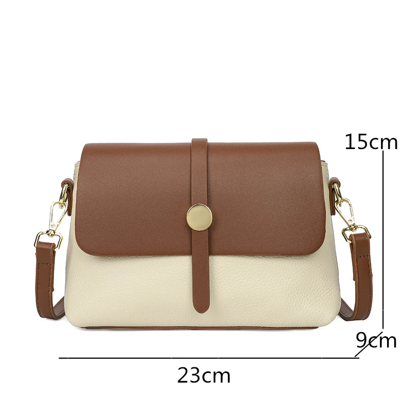 Designers New Women Genuine Leather Handbag High Quality Women Messenger Bags Luxury Brand Female Shoulder Bags Ladies Tote Sac