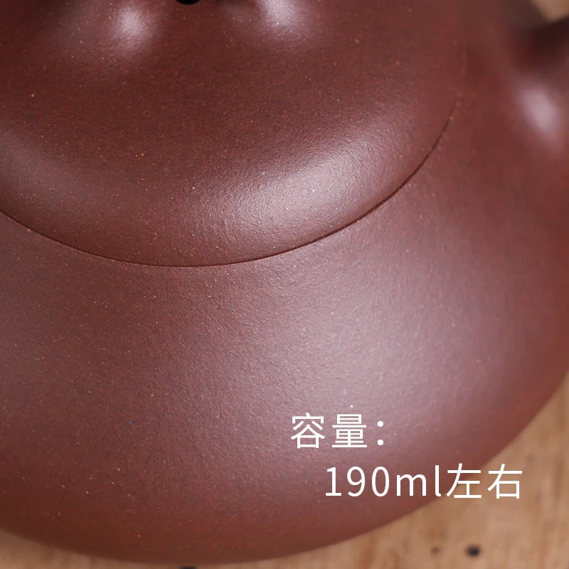 Deyuanchang Antique Han Tang Stone Ladle Purple Clay Pot Jane·Tibetan Purple Clay Aid Fan Liang Half-Handmade