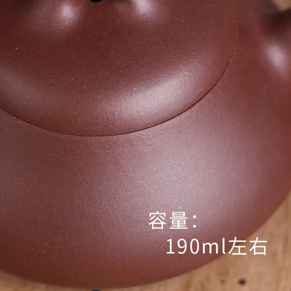 Deyuanchang Antique Han Tang Stone Ladle Purple Clay Pot Jane·Tibetan Purple Clay Aid Fan Liang Half-Handmade