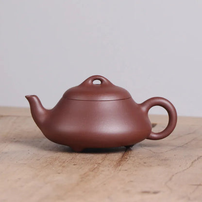 Deyuanchang Antique Han Tang Stone Ladle Purple Clay Pot Jane·Tibetan Purple Clay Aid Fan Liang Half-Handmade