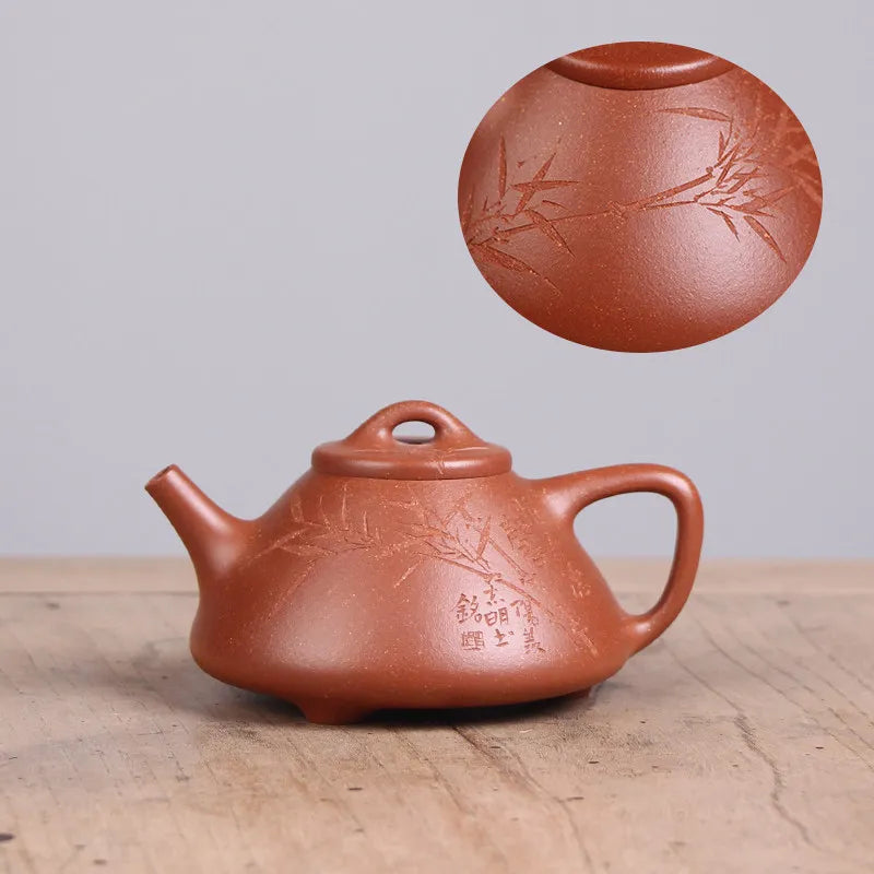Deyuanchang Miguziye Stone Ladle Purple Clay Pot Raw Ore Descending Slope Mud Aid Fan Liang Half-Handmade