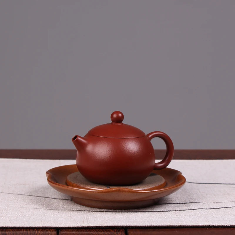 Deyuanchang Purple Clay Pot Mat Tea Pot Base Japanese Dry Pour Tea Tray Tea Table Ceramic Saucer Kung Fu Tea Utensils Pot Tray