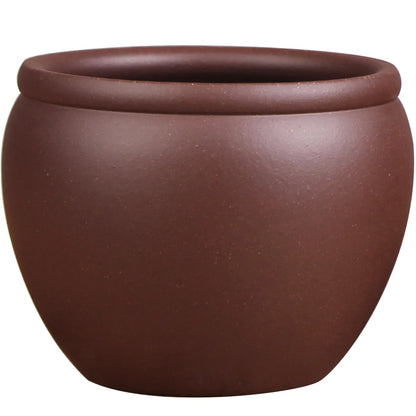 Deyuanchang Retro Domestic Purple Sand Tea Basin Writing-Brush Washer Washed Tea Basin Tea Ceremony Kung Fu Tea Utensils