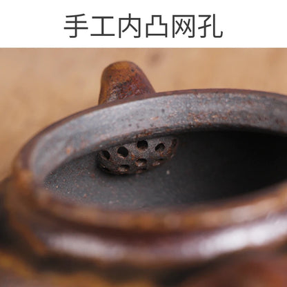 Deyuanchang Yixing Purple Clay Pot  Firewood Archaized Pot Purple Clay/Tianblue Mash Firewood Cooking Authentic Tea Making House