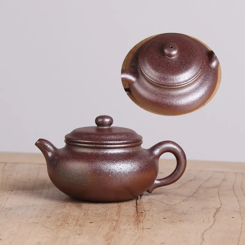 Deyuanchang Yixing Purple Clay Pot  Firewood Archaized Pot Purple Clay/Tianblue Mash Firewood Cooking Authentic Tea Making House