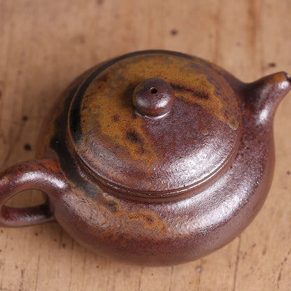 Deyuanchang Yixing Purple Clay Pot  Firewood Archaized Pot Purple Clay/Tianblue Mash Firewood Cooking Authentic Tea Making House