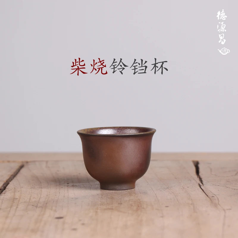 Deyuanchang Yixing Purple Clay Pot  Firewood Bell Cup Raw Ore Purple Sand Firewood Authentic Tea Making Household