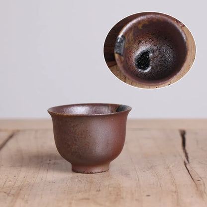 Deyuanchang Yixing Purple Clay Pot  Firewood Bell Cup Raw Ore Purple Sand Firewood Authentic Tea Making Household