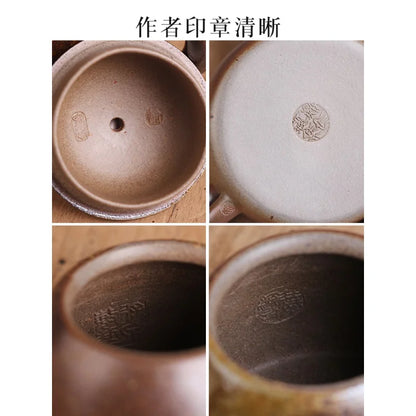 Deyuanchang Yixing Purple Clay Pot  Firewood Burning Qin Quan Pot Green Gray Section Firewood Burning Authentic Tea Making House