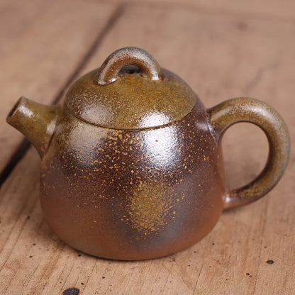 Deyuanchang Yixing Purple Clay Pot  Firewood Burning Qin Quan Pot Green Gray Section Firewood Burning Authentic Tea Making House