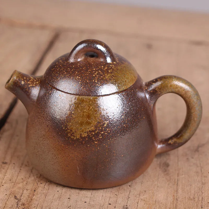 Deyuanchang Yixing Purple Clay Pot  Firewood Burning Qin Quan Pot Green Gray Section Firewood Burning Authentic Tea Making House