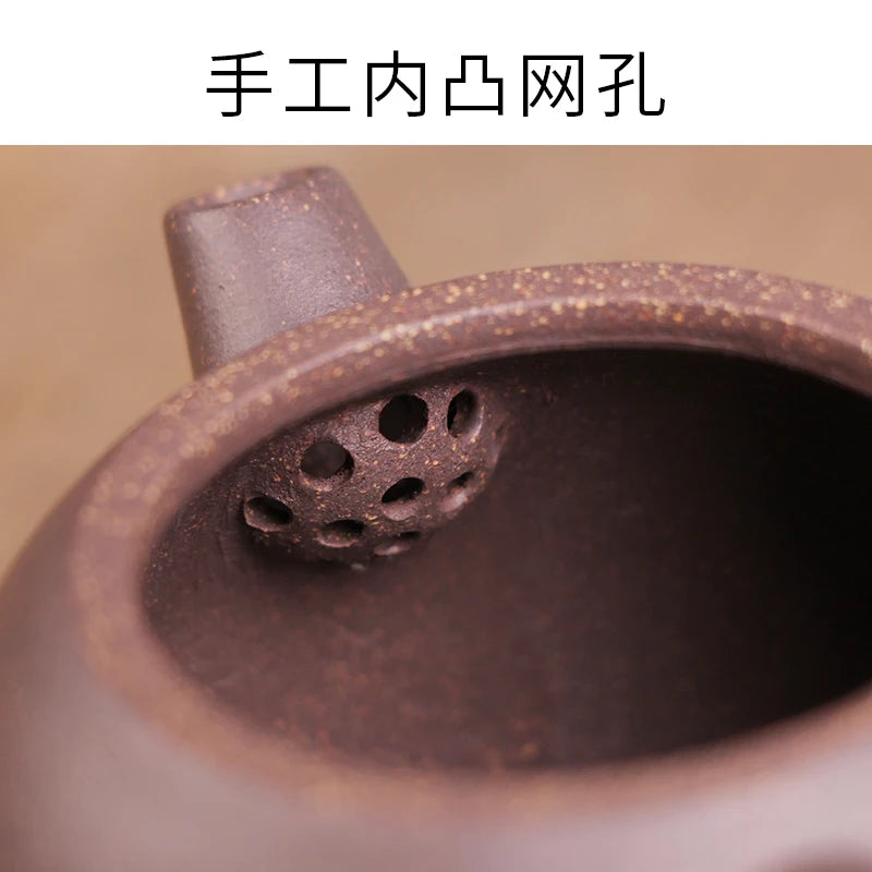 Deyuanchang Yixing Purple Clay Pot Giant Egg Pot Raw Ore Green Gray Purple Yellow Zhenghua Half-Handmade