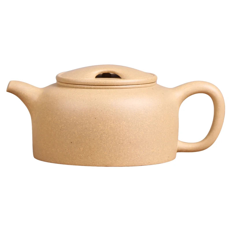 Deyuanchang Yixing Purple Clay Pot Handmade Benshan Green Mud Cow Cover Lotus Pot Senior Engineer Wu Shujuan Half-Handmade