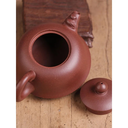 Deyuanchang Yixing Purple Clay Pot Handmade Bottom Trough Purple Clay Opportunity Knocks Little Shenlong Aid Chen Liping Semi-Ha
