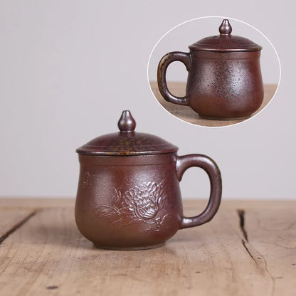 Deyuanchang Yixing Purple Clay Pot Handmade Firewood Small Cadre Cup Wu Huaqin Handmade