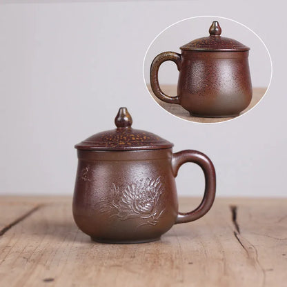 Deyuanchang Yixing Purple Clay Pot Handmade Firewood Small Cadre Cup Wu Huaqin Handmade
