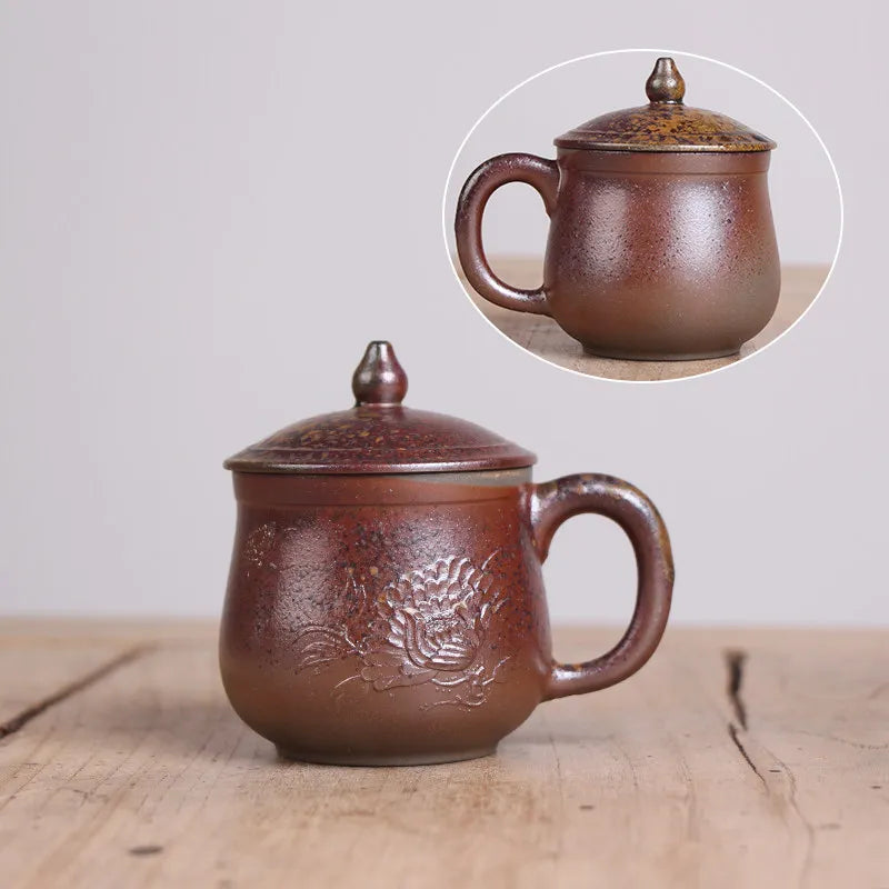Deyuanchang Yixing Purple Clay Pot Handmade Firewood Small Cadre Cup Wu Huaqin Handmade