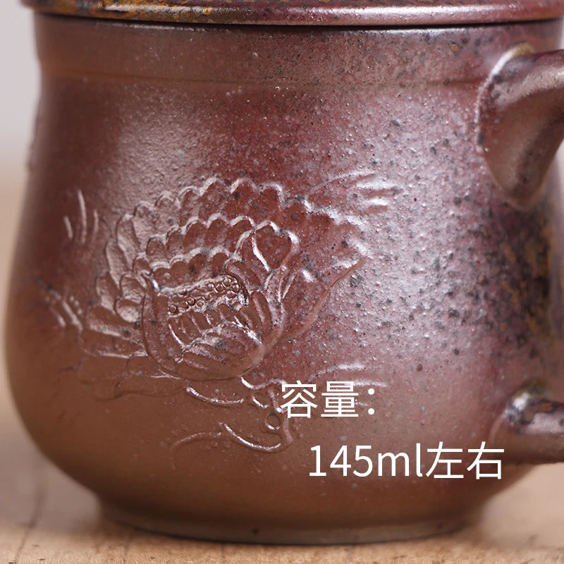 Deyuanchang Yixing Purple Clay Pot Handmade Firewood Small Cadre Cup Wu Huaqin Handmade
