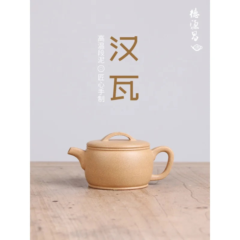 Deyuanchang Yixing Purple Clay Pot Handmade High Temperature Segment Mud Hanwa Pot Aid Chen Liping Semi-Handmade