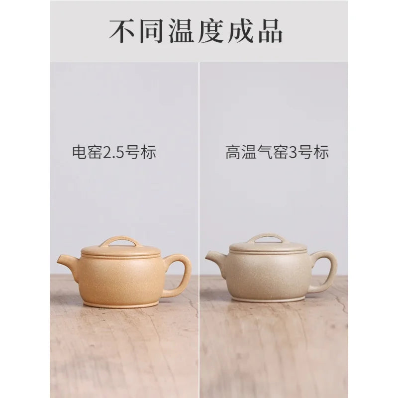 Deyuanchang Yixing Purple Clay Pot Handmade High Temperature Segment Mud Hanwa Pot Aid Chen Liping Semi-Handmade