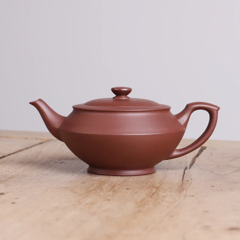 Deyuanchang Yixing Purple Clay Pot Handmade Jane·Tibetan Purple Clay Han Yun Aid Xu Quanmin Semi-Hand Flat Mesh
