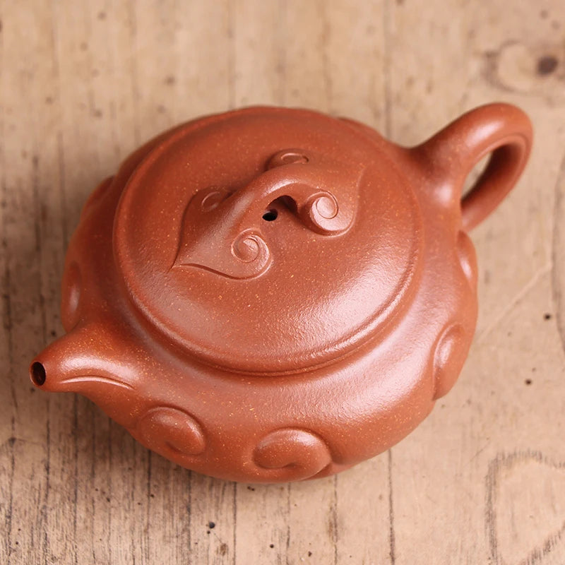 Deyuanchang Yixing Purple Clay Pot Handmade Raw Ore Descending Slope Mud Antique Ruyi Kettle Aid Wu Marching Semi-Handmade