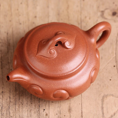 Deyuanchang Yixing Purple Clay Pot Handmade Raw Ore Descending Slope Mud Antique Ruyi Kettle Aid Wu Marching Semi-Handmade
