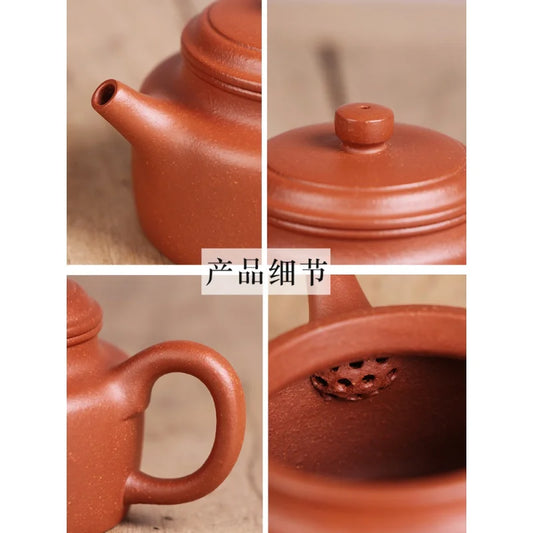 Deyuanchang Yixing Purple Clay Pot Handmade Raw Ore Descending Slope Mud Dezhong Teapot Aid Wu Marching Half-Handmade Production