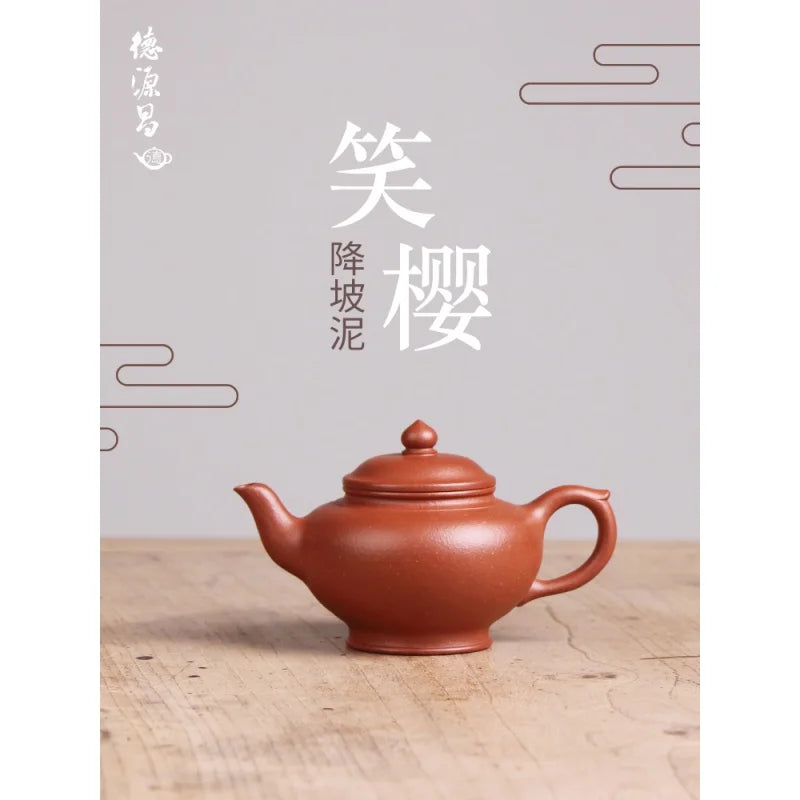 Deyuanchang Yixing Purple Clay Pot Handmade Raw Ore Descending Slope Mud Xiao Ying Teapot Aid Xu Quanmin Semi-Handmade