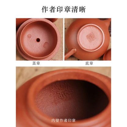 Deyuanchang Yixing Purple Clay Pot Handmade Raw Ore Descending Slope Mud Xiao Ying Teapot Aid Xu Quanmin Semi-Handmade