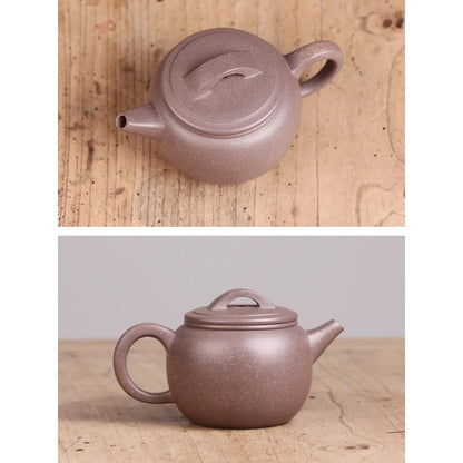 Deyuanchang Yixing Purple Clay Pot Handmade Raw Ore Green Gray Purple Han Tile Aid Chen Liping Semi-Handmade