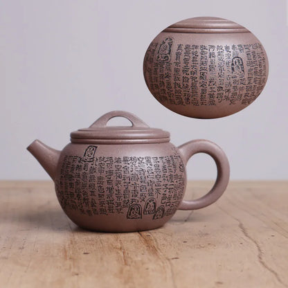 Deyuanchang Yixing Purple Clay Pot Handmade Raw Ore Green Gray Purple Han Tile Aid Chen Liping Semi-Handmade