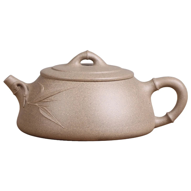 Deyuanchang Yixing Purple Clay Pot Handmade Raw Ore Green Section Shipiao Teapot Senior Engineer Wu Shujuan Half-Handmade Produc