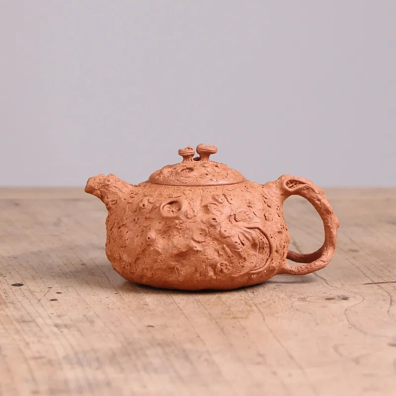 Deyuanchang Yixing Purple Clay Pot Handmade Raw Ore Old Segment Mud Ganoderma Lucidum Gongchun Pot Zhang Jianzhong Handmade
