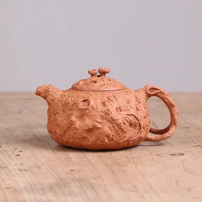 Deyuanchang Yixing Purple Clay Pot Handmade Raw Ore Old Segment Mud Ganoderma Lucidum Gongchun Pot Zhang Jianzhong Handmade