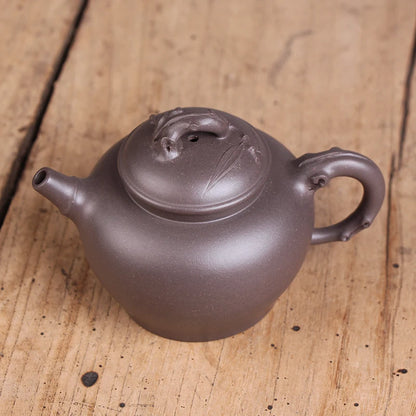 Deyuanchang Yixing Purple Clay Pot Handmade Raw Ore Sky Blue Mash Fresh Wind Plum Shadow Pot Senior Engineer Wu Shujuan All Hand