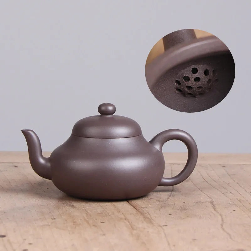 Deyuanchang Yixing Purple Clay Pot Handmade Raw Ore Sky Blue Mash Junde Tea Pot Senior Engineer Wu Shujuan Handmade