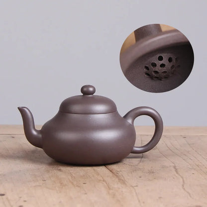 Deyuanchang Yixing Purple Clay Pot Handmade Raw Ore Sky Blue Mash Junde Tea Pot Senior Engineer Wu Shujuan Handmade