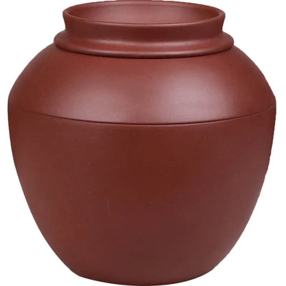 Deyuanchang Yixing Purple Sand Tea Caddy Earthen Jar Handmade Sealed Storage Jar Raw Ore Purple Clay