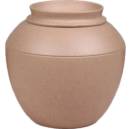Deyuanchang Yixing Purple Sand Tea Caddy Earthen Jar Handmade Sealed Storage Jar Raw Ore Purple Clay