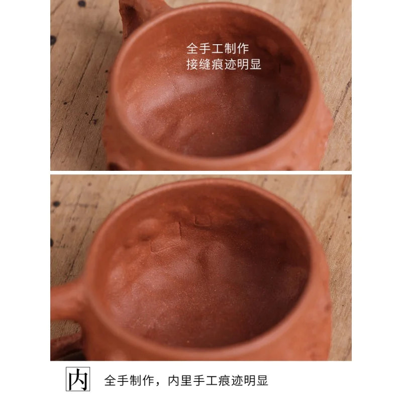 Deyuanchang Yixing Purple Sand Tea Tasting Cup Master Cup Descending Slope Mud for Spring Cup Handmade Kung Fu Single Tea Cup Te