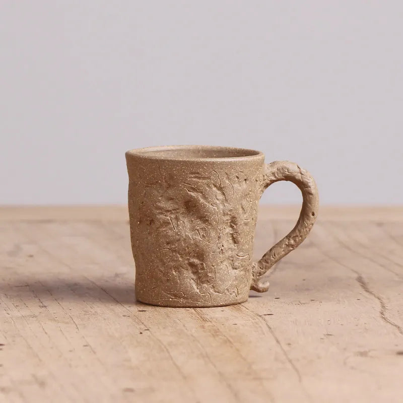 Deyuanchang Yixing Purple Sand Tea Tasting Cup Master Cup Green Gray Section for Spring Cup Handmade Kung Fu Single Tea Cup Tea