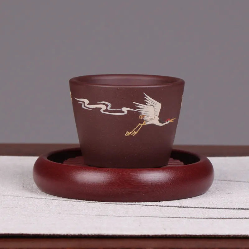 Deyuanchang Yixing Purple Sand Tea Tasting Cup Master Cup Yunhe Swimming Cup Handmade Kung Fu Single Tea Cup Tea Cup