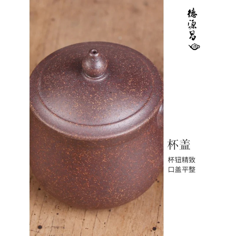Deyuanchang Yixing Raw Ore Purple Sand Sweet Cup White Hemp Small Cadre Cup Wu Huaqin Handmade