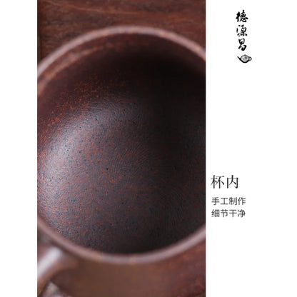 Deyuanchang Yixing Raw Ore Purple Sand Sweet Cup White Hemp Small Cadre Cup Wu Huaqin Handmade